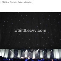 LED Star curtain White LED 3x2m