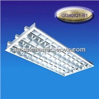T8/T10 embeded grill lamp tray 3*36/40W