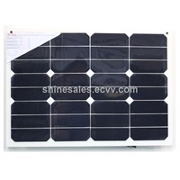 30w semi flexible solar module for boats