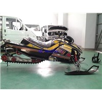 350CC SNOWMOBILE WITH TWIN CYLINDER ,EFI WATERCOOLED ENGINE.