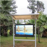 42 Inch free standing advertising display stand ,  outdoor advertising, ourdoor lcd menu