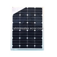 60W sunpower high efficiency semi flexible bendable solar panel
