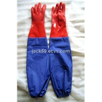 70cm PVC Safety Gloves/Chemical Proof Gloves/Industria Gloves