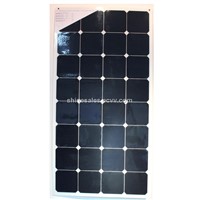 90w high efficiency semi flexible solar panel with black back sheet