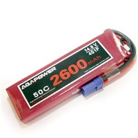 AgaPower 2600mah 50c 4s14.8v Lipo Battery For Rc plane