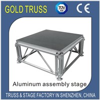 Aluminum Stage 1.22x1.22m(4ftx4ft), Portable Stage, Moving Stage, Mobile Stage, Wedding Stage