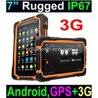 Best 7' IPS rugged tablet WIFI Bluetooth 3G tablet with GPS quad core MTK6589 7 inch tablet pc T70H