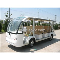 CE approved Electric shuttle bus  with 14 seaters