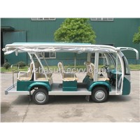 CE approved electric shuttle bus with 11 seaters