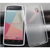 Cell phone cover Gel Skin TPU case for LG NEXUS 5