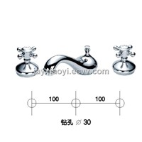 Chrome clour waterfall basin faucet 8 inch widespread lavtory sink faucet TEAPOT FAUCTE TAP