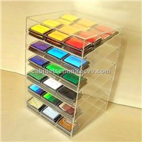 Clear Acrylic Countertop Display Case/6 Layers Plastic Display