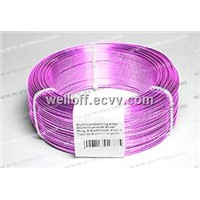 DIY craft home decoration bright colorful aluminum wire-Light purple 1.0mm total 1 kg