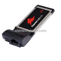ExpressCard/34 1000Mbps Gigabit Net work Ethernet Lan card for Laptops((Marvell 88E8053))