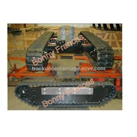 Extendable rubber track undercarriage