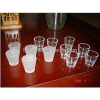 Frosted/ clear glass cup for bar/ hotel/ restaurant and parties