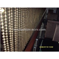 Gold Ball Chain Room Divider