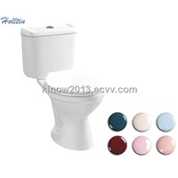 HT216 2 Piece Ceramic Toilet Back To Wall WC Units