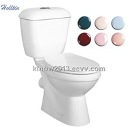 HT222 Elegant Sanitary Ware Washdown Two Piece Toilet