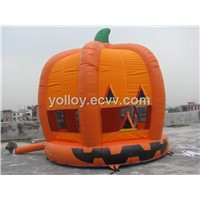Inflatable Toys Halloween Pumpkin Mondel Bouncer House 4m Grisly Pumpkin House High Quality