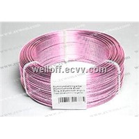 Jewelry making color aluminum wire-Hot pink 1.0mm total 1 kg