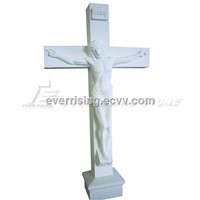Marble and Granite Crucifix Statue, Limestone Carvings, Carving & Sculpture