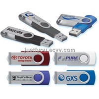 Real Capacity Promotional Swivel USB Disk Flash Memory Drive