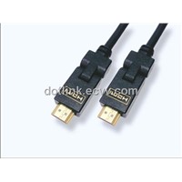 Rotatable 180 Degree Angle HDMI Cable