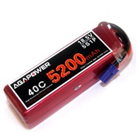 Sell Agapower Rc Lipo Battery 5200mah 40c 18.5v For Helicopter