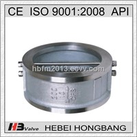 Stainless Steel Double Disc/Dual Plate Wafer Type Check Valve