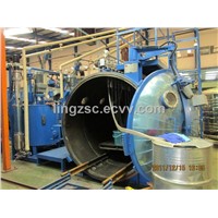 Static mixing casting plant