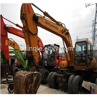 Used Hyundai 130W-5 Wheel Excavator