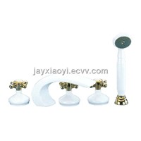 WATERFALL BATHTUB FAUCET WIDESPREAD TUB FAUCET ROMAN SHOWER TUB FAUCET