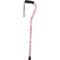 Walking Aids Offset style Floral Telescopic Cane