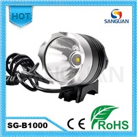 Wholesale Cree T6 LED 1000lm Multifunctional Head Light Bicycle