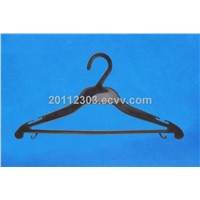 black plastic hanger for coat
