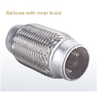 exhaust flexible pipe with inner braid