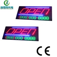 open hidly acrylic certificate led signage