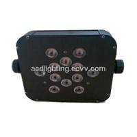 Wireless DMX Battery Powered LED Flat Par Light, LED Stage Par Light