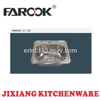 single bowl stainless steel kitchen sink