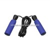 PVC speed jumping rope with foam handle