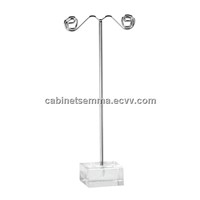 Earring Display Stand With Acrylic Cube