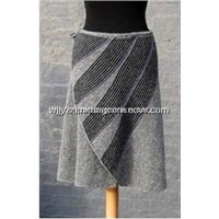 Fashion for Ladies Wonmen Wool Jacuqrad Knitted Skirt Dress