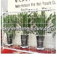 hot dipped galvanising cheap retractable  Temporary welded mesh Fence