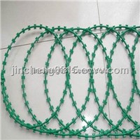 PVC Coated or PE Coated Razor Barbed Wire