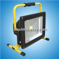 2014 newest design hot selling 10w/20w/30w/50w Rechargeable Portable LED flood light