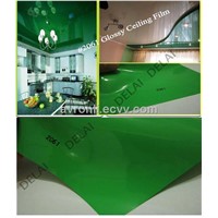 # 2061 Tea Green Glossy Surface Ceiling Film PVC Stretch Ceiling Films
