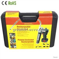 24V Rechargeable grease gun with 12000psi pressure