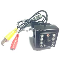 420TVL Night Vision Mini Camera,10pcs IR Leds,With Flat Cone Pinhole Lens.