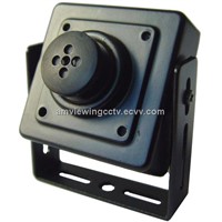 480TV Line Low Light Button Lens Small CCTV Camera,With Audi.